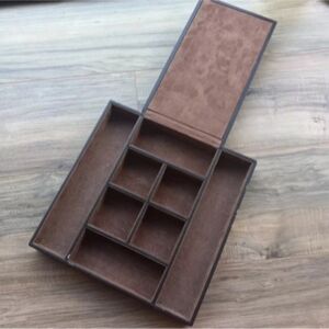 Milano Dark Brown Jewelry Catch All Organizer